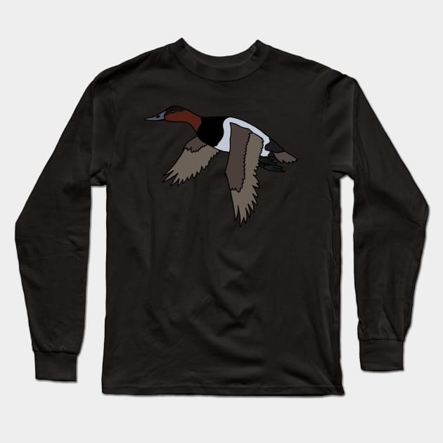 ‘Canvasback’ Long Sleeve T-Shirt by Tattered Textiles
